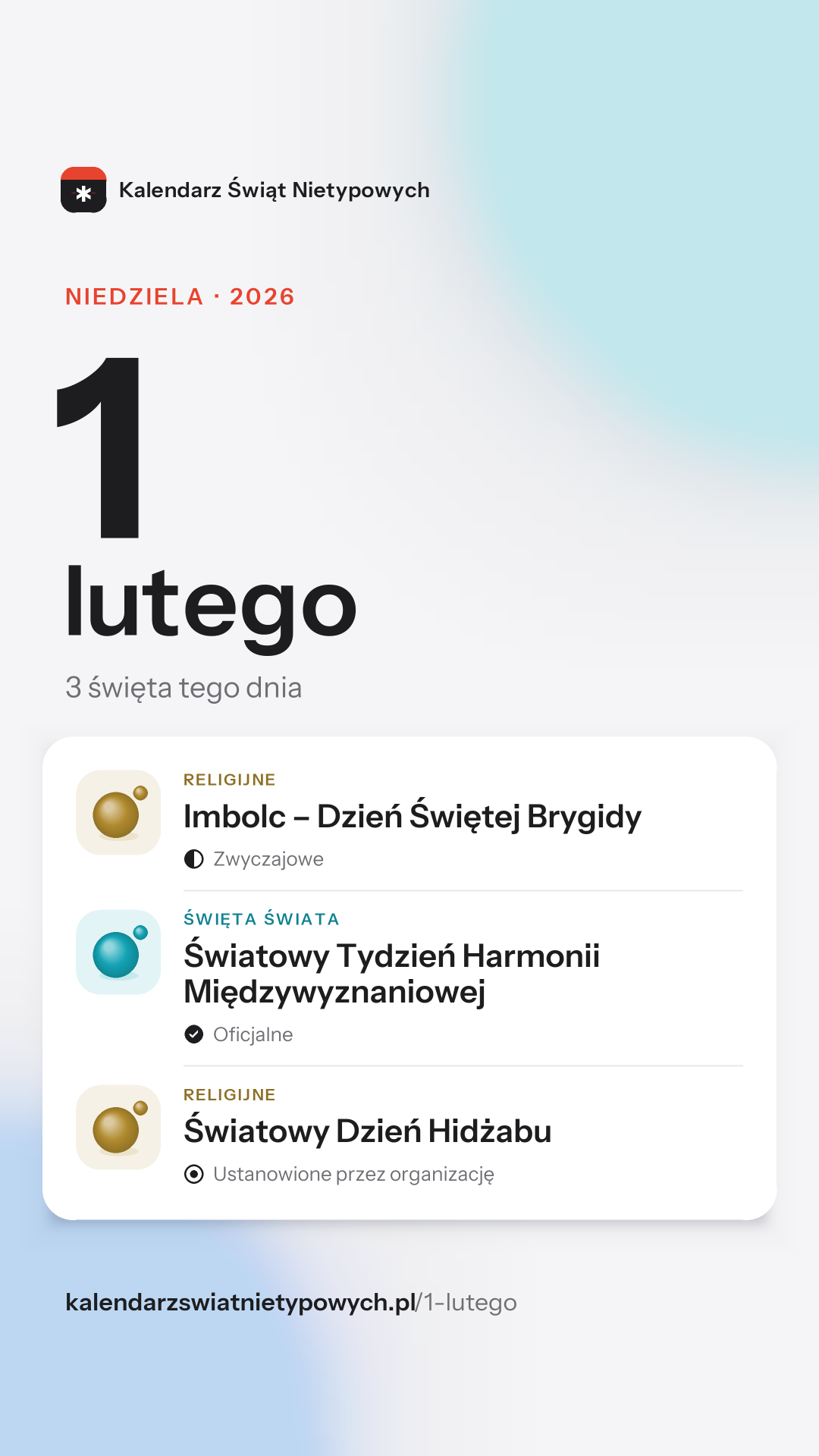 Grafika dnia 1 lutego, format stories 9:16