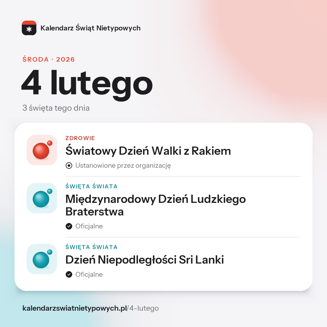 Grafika dnia 4 lutego, format post 1:1