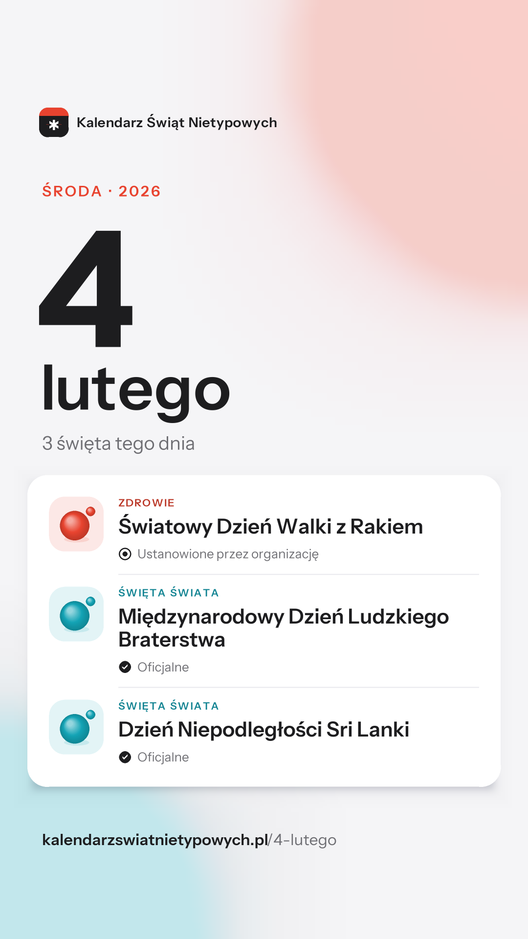 Grafika dnia 4 lutego, format stories 9:16