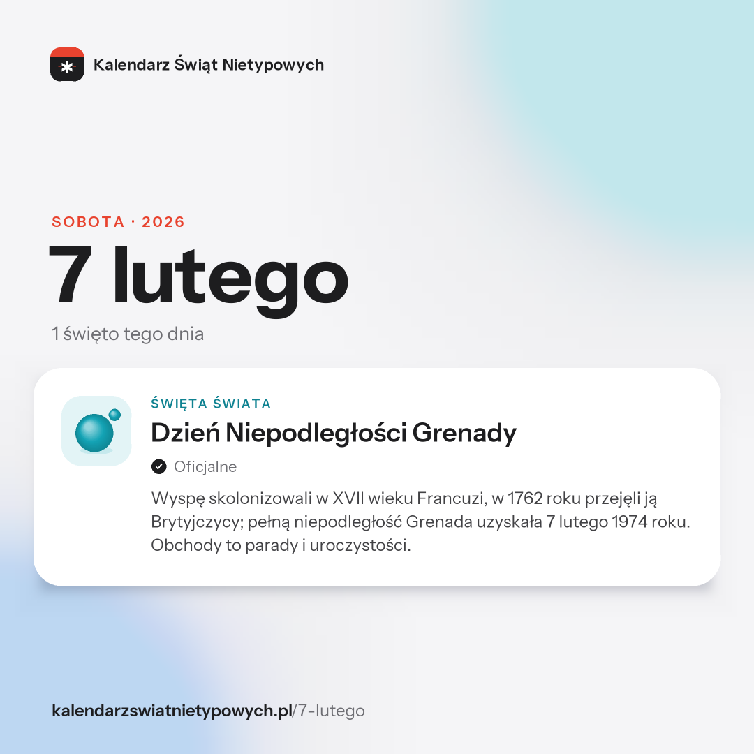 Grafika dnia 7 lutego, format post 1:1