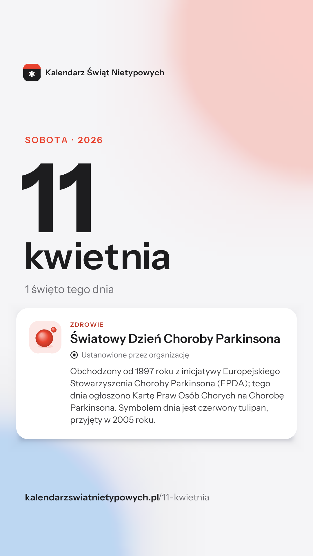 Grafika dnia 11 kwietnia, format stories 9:16