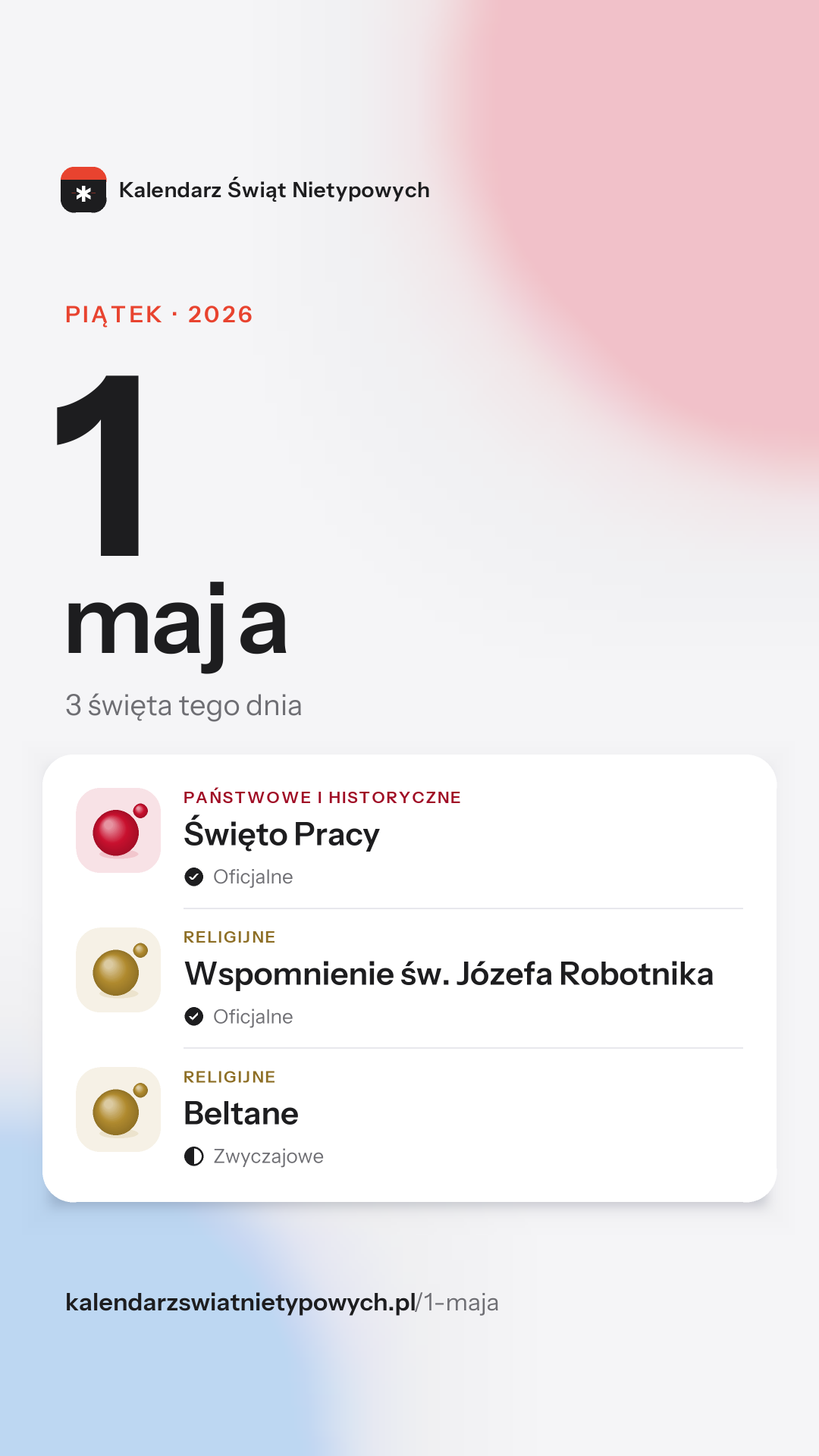 Grafika dnia 1 maja, format stories 9:16