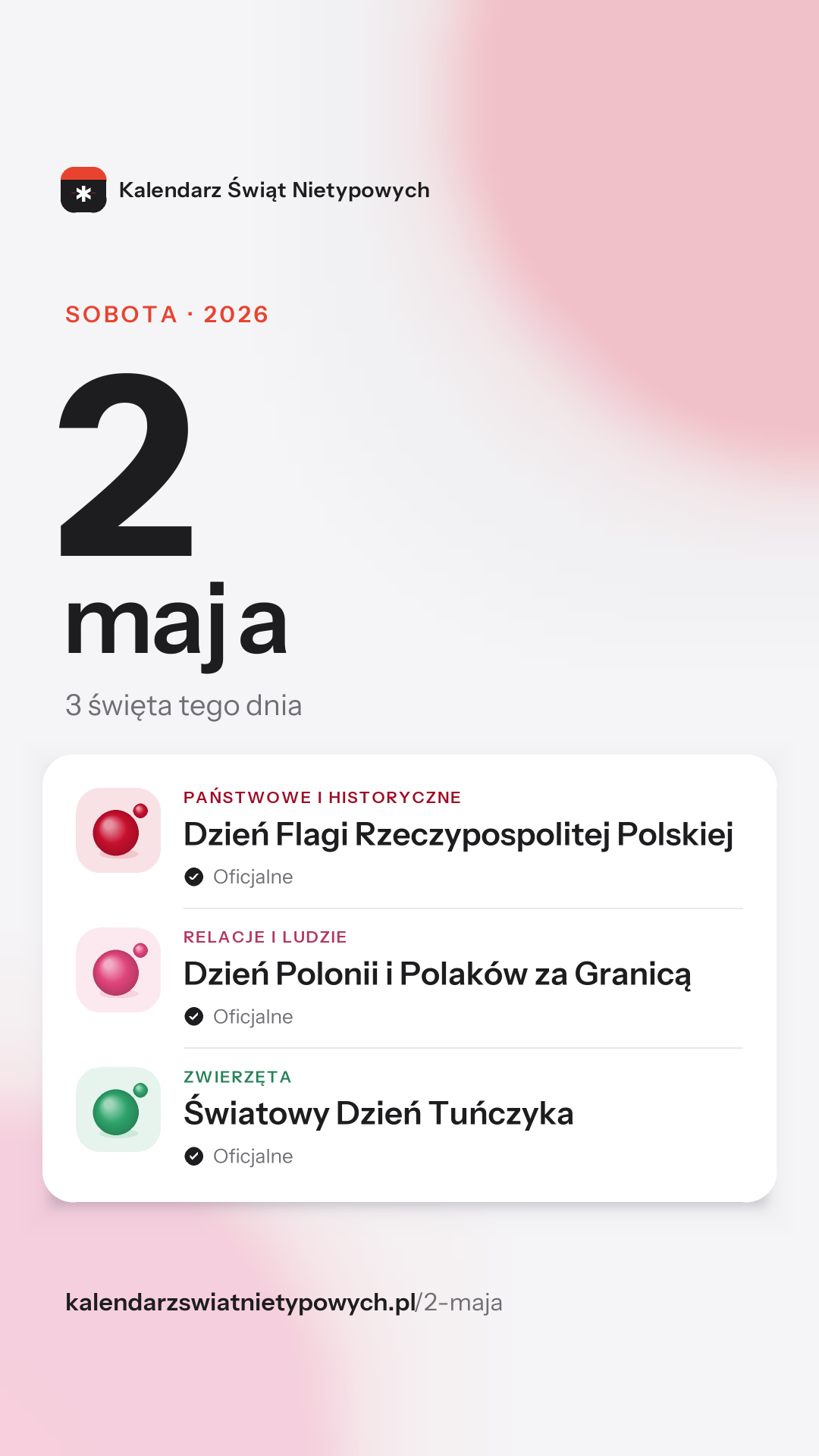 Grafika dnia 2 maja, format stories 9:16