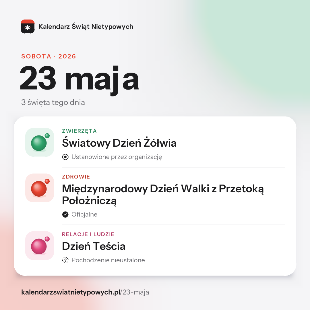 Grafika dnia 23 maja, format post 1:1