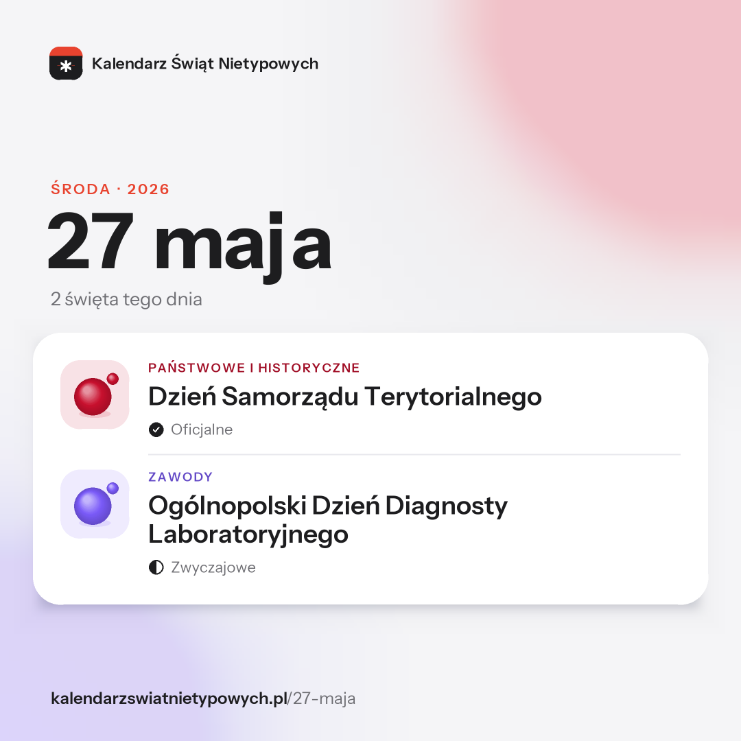 Grafika dnia 27 maja, format post 1:1