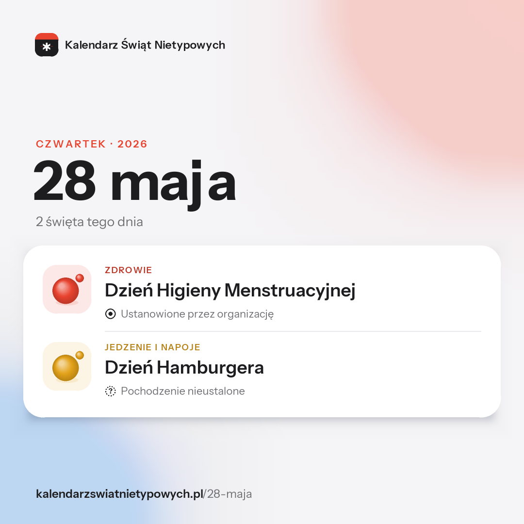 Grafika dnia 28 maja, format post 1:1