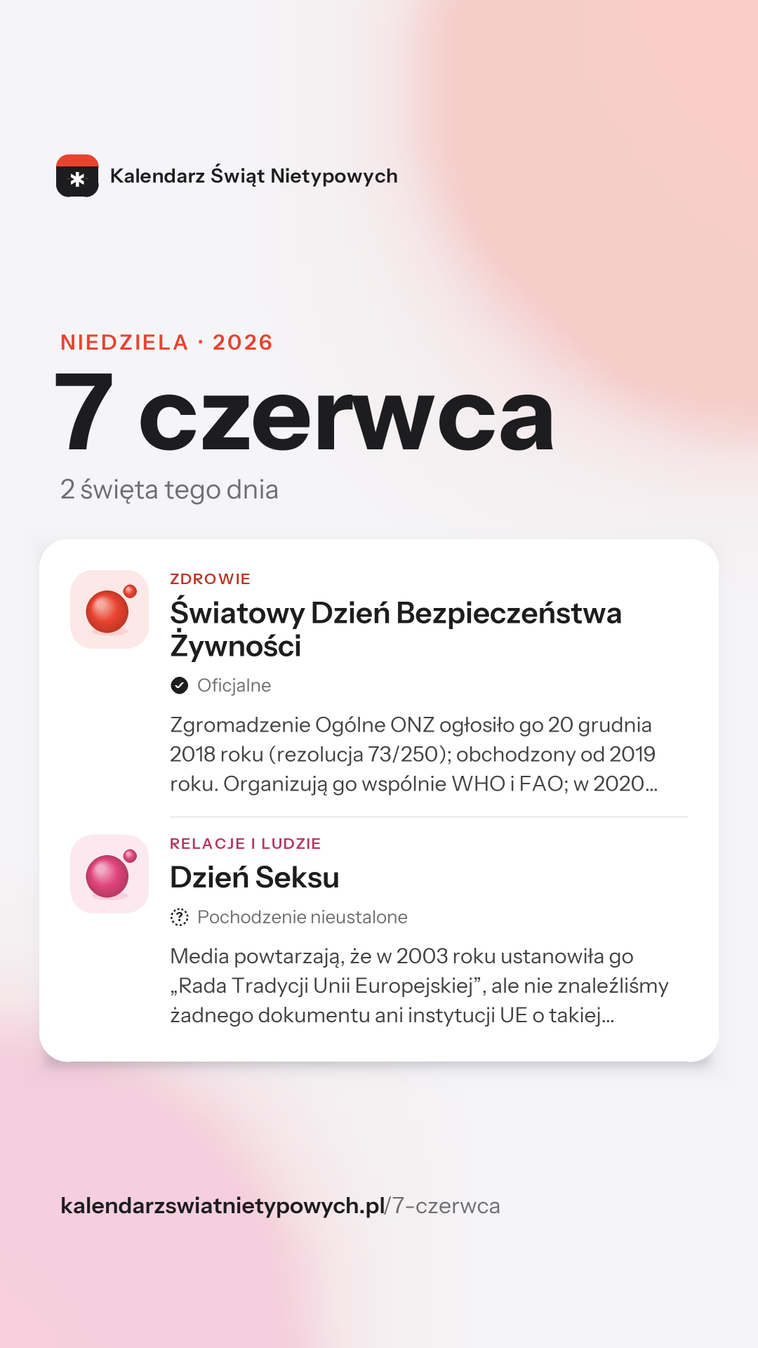 Grafika dnia 7 czerwca, format stories 9:16