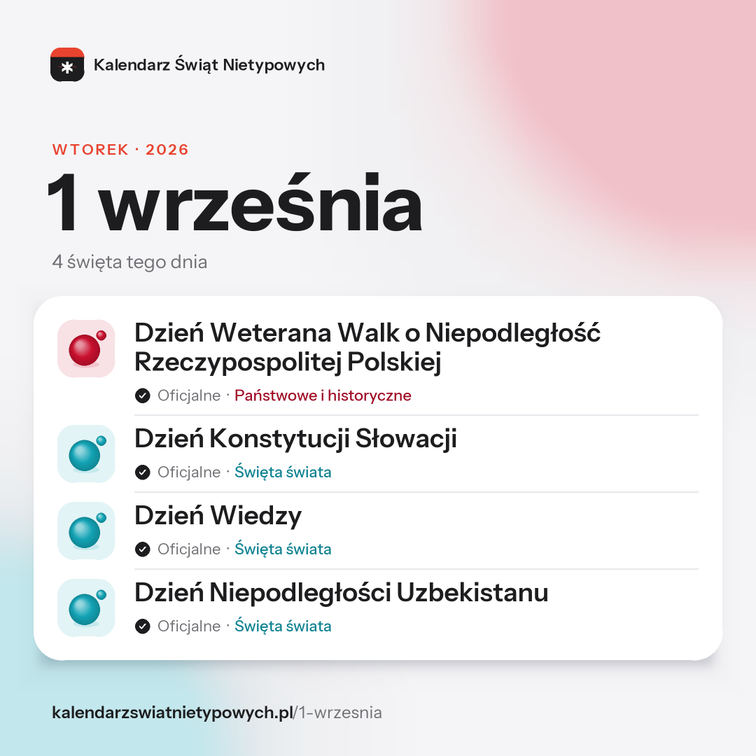 Grafika dnia 1 września, format post 1:1