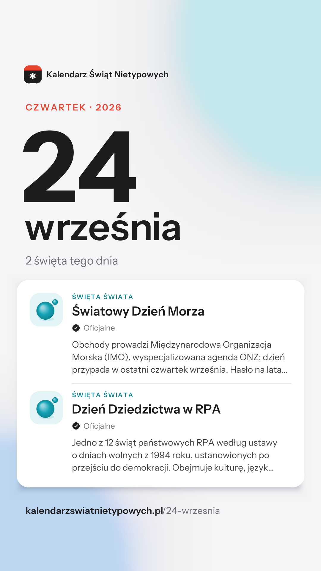 Grafika dnia 24 września, format stories 9:16