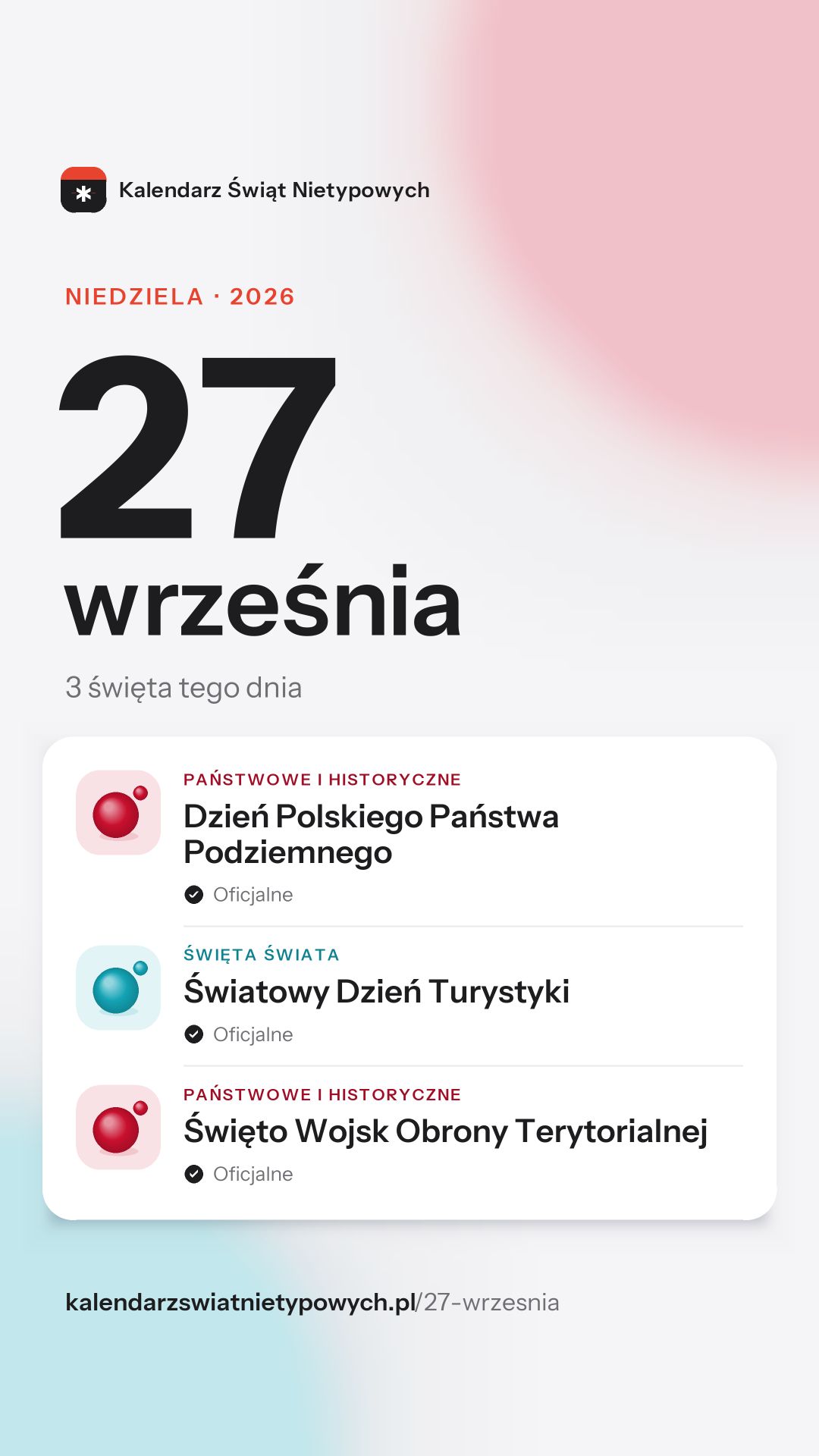 Grafika dnia 27 września, format stories 9:16
