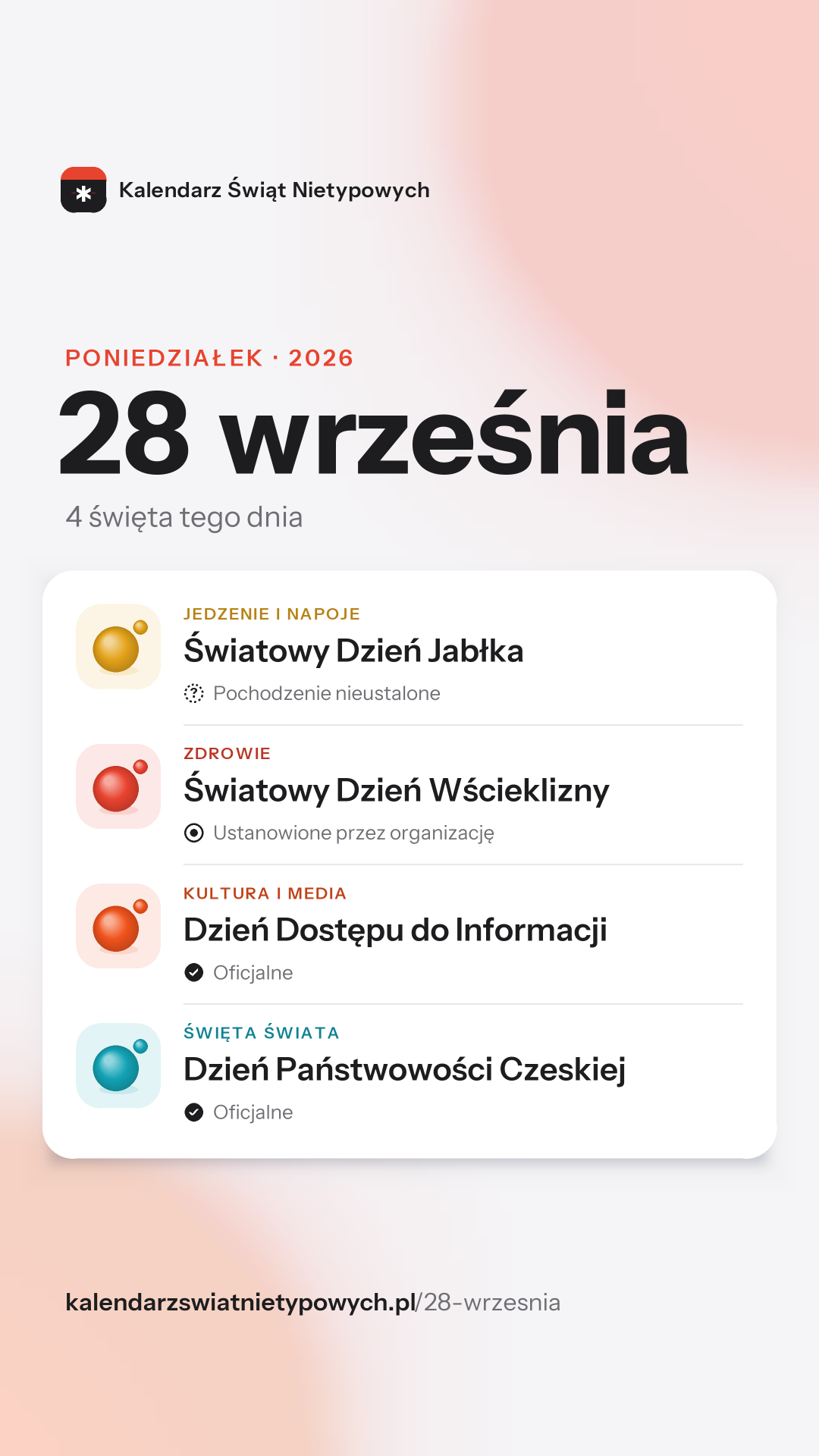 Grafika dnia 28 września, format stories 9:16