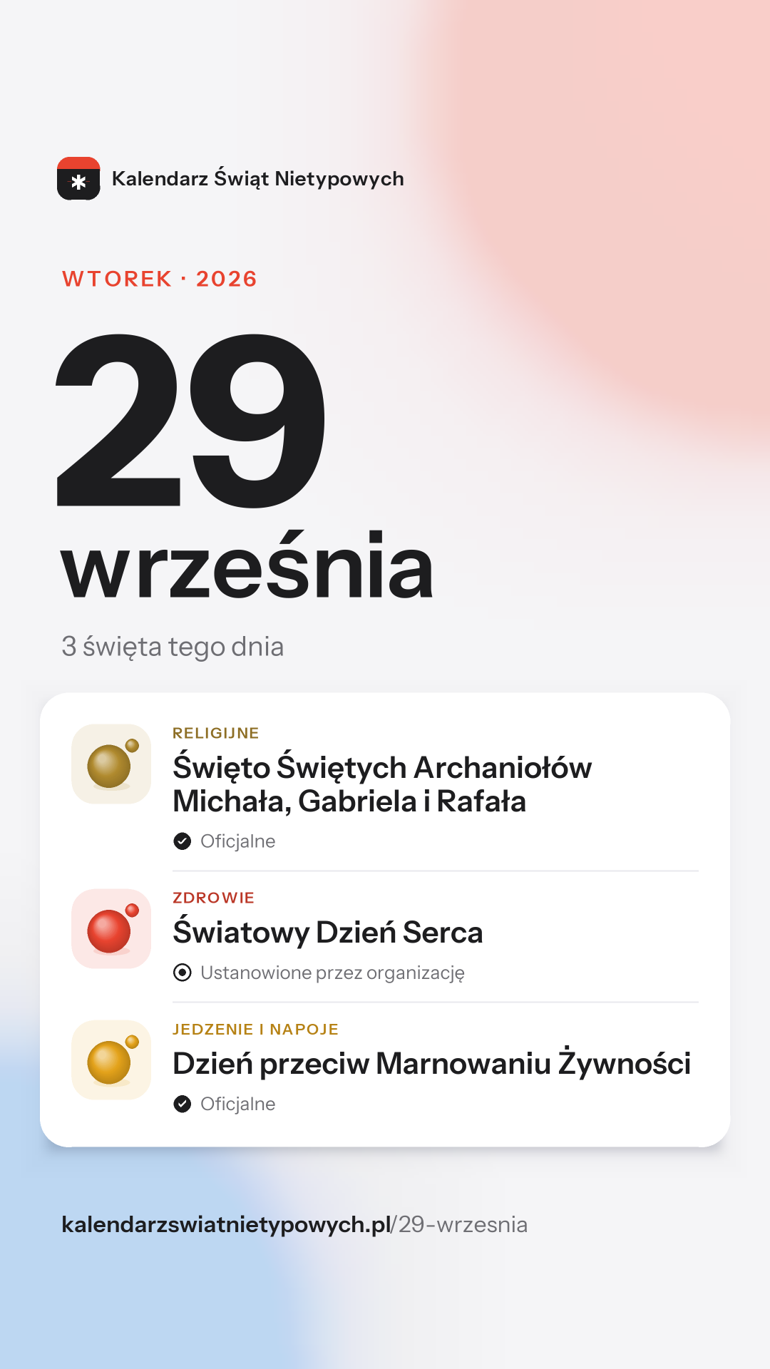 Grafika dnia 29 września, format stories 9:16