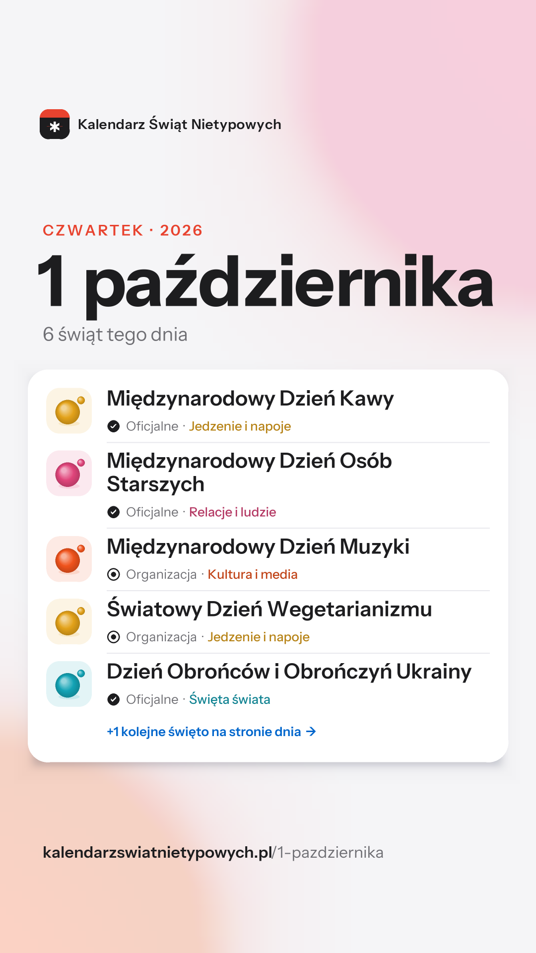 Grafika dnia 1 października, format stories 9:16