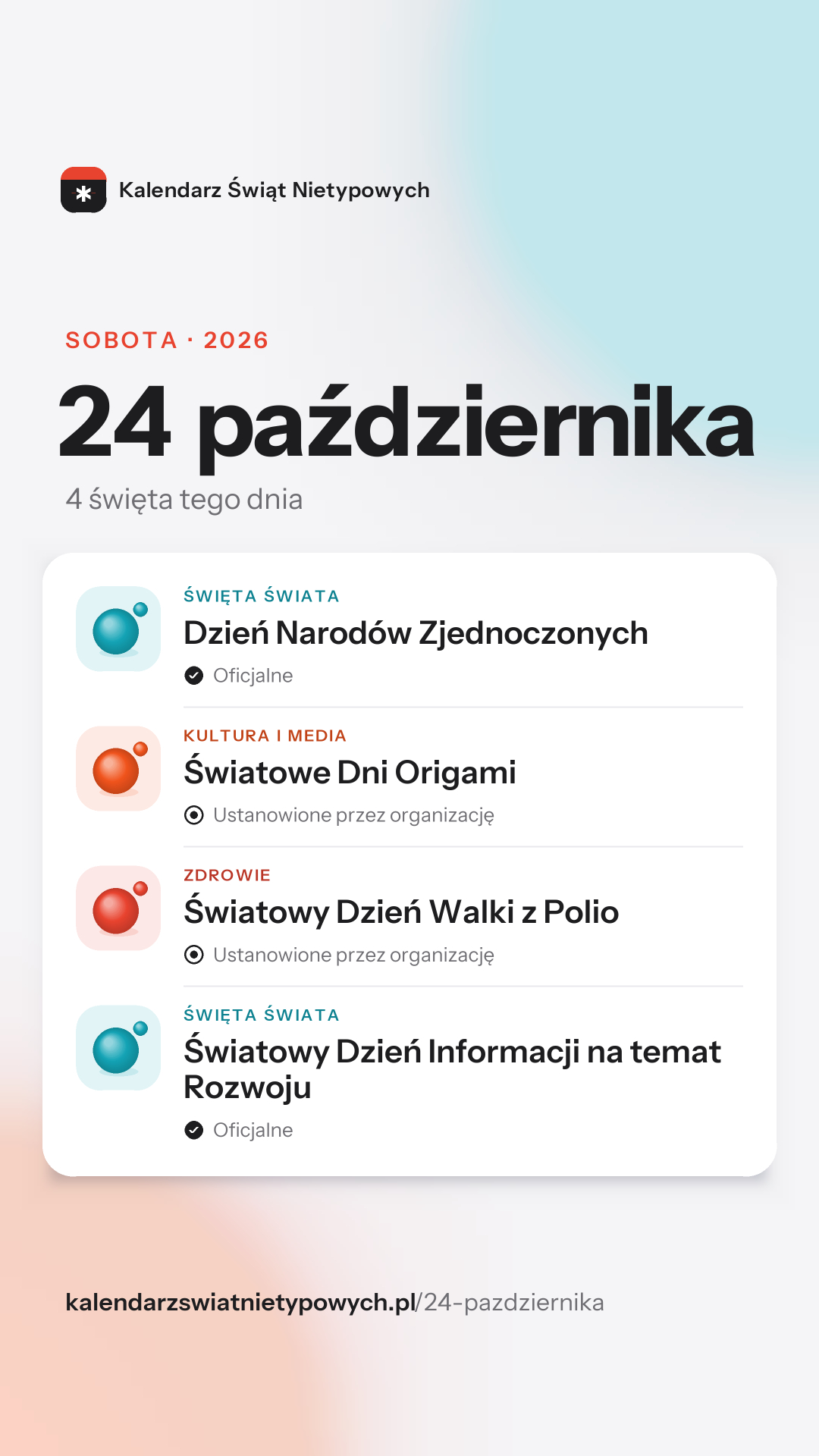 Grafika dnia 24 października, format stories 9:16