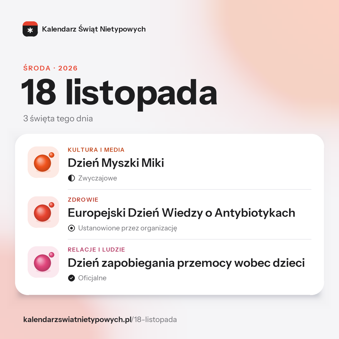 Grafika dnia 18 listopada, format post 1:1