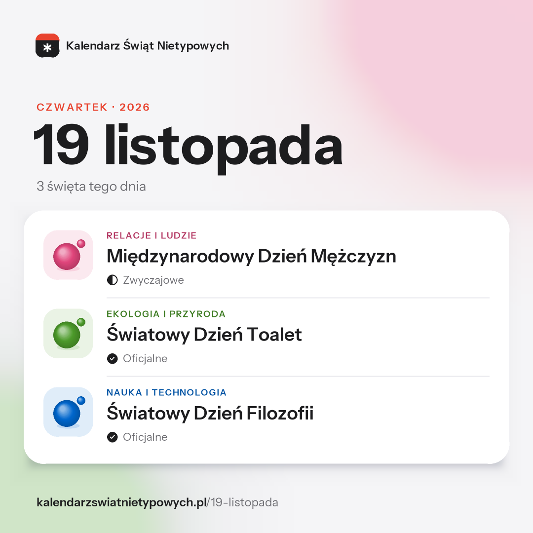 Grafika dnia 19 listopada, format post 1:1