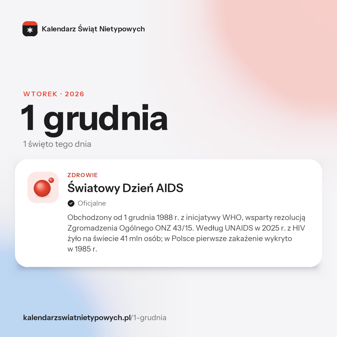 Grafika dnia 1 grudnia, format post 1:1