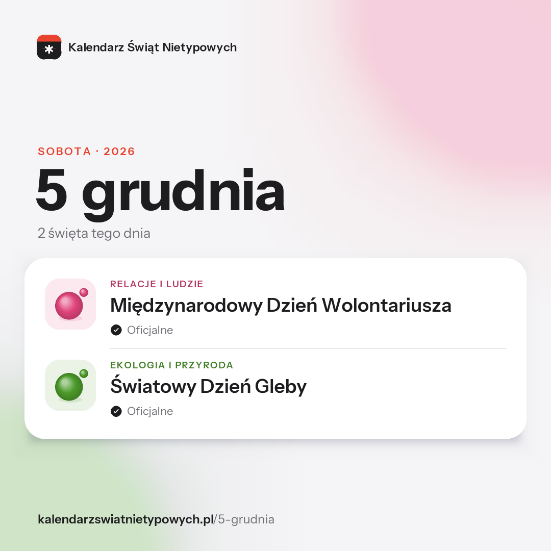 Grafika dnia 5 grudnia, format post 1:1