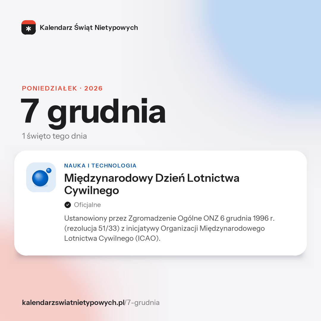 Grafika dnia 7 grudnia, format post 1:1