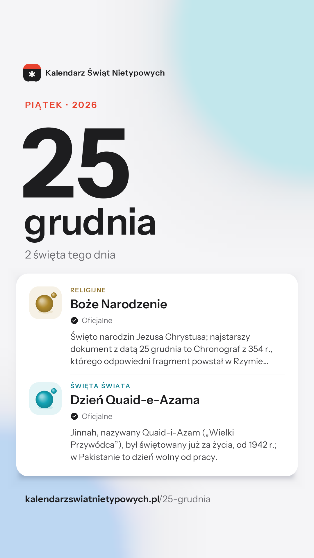 Grafika dnia 25 grudnia, format stories 9:16