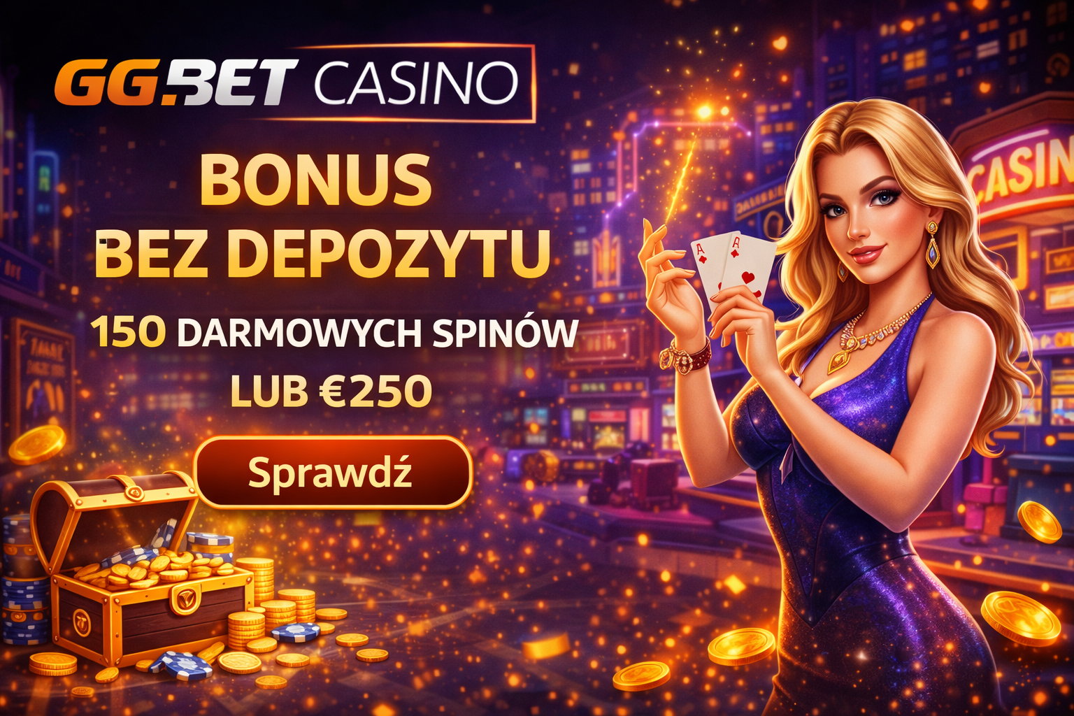 GGBet Casino bonus bez depozytu