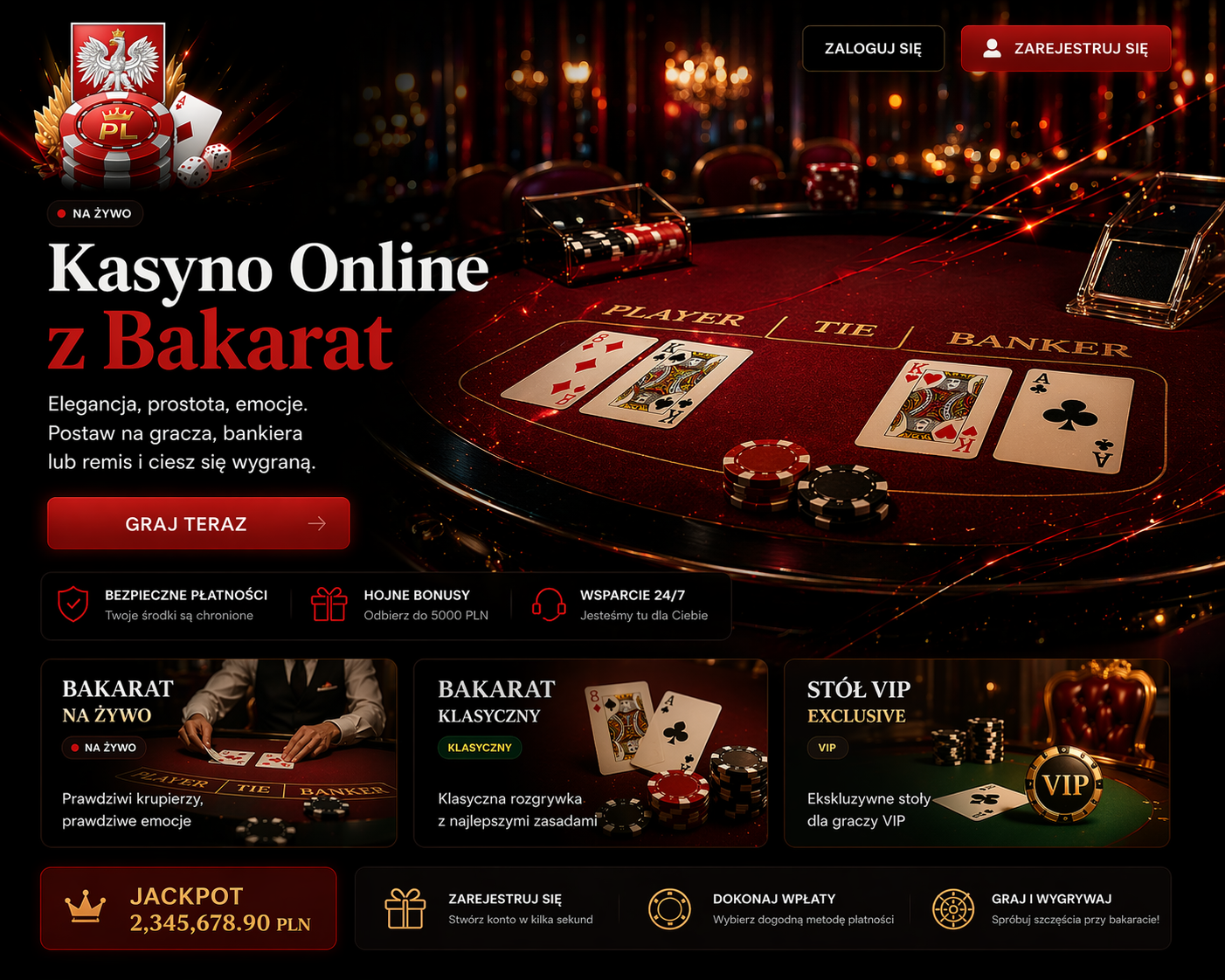 Kasyno online z bakarat