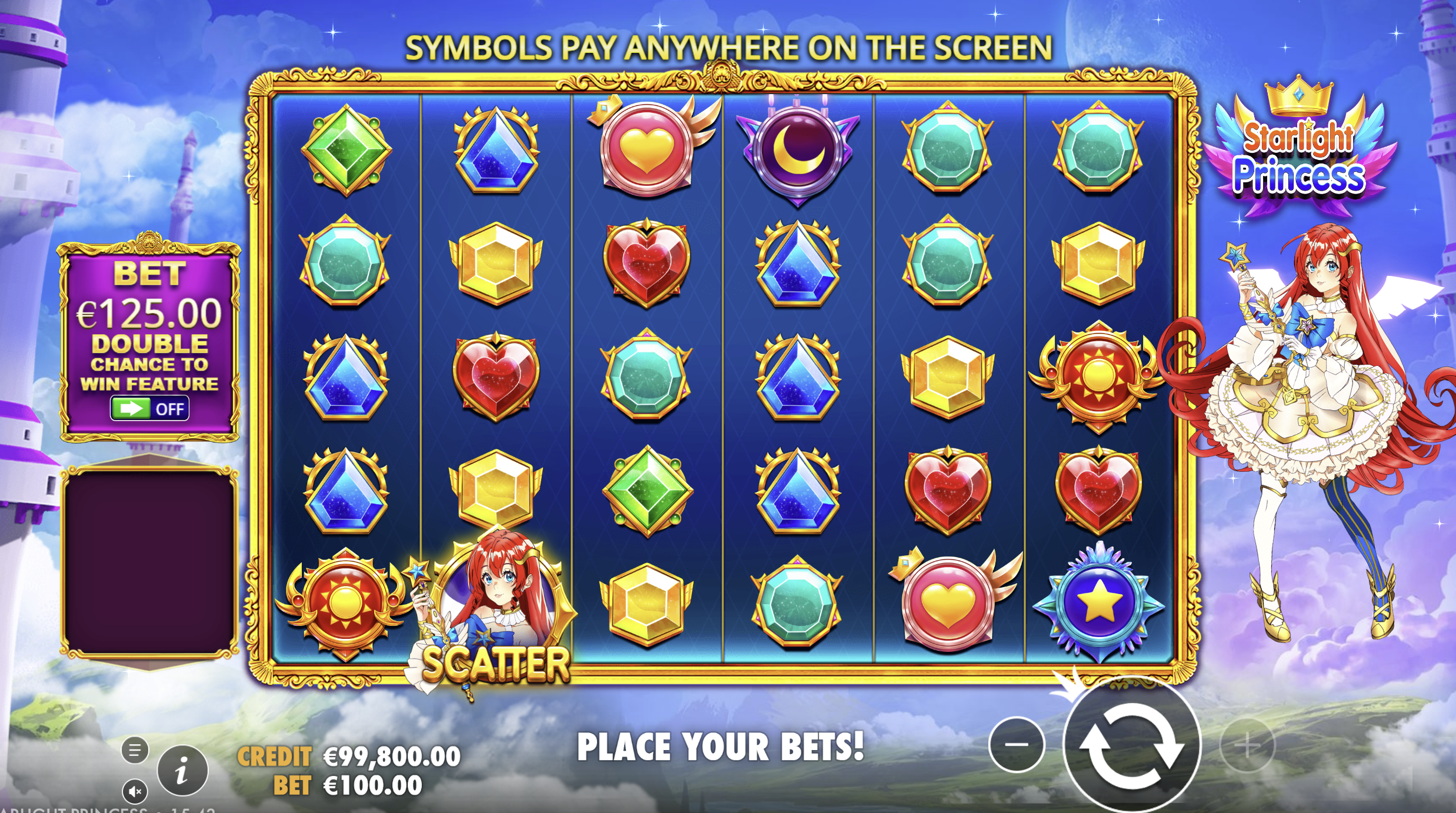 Rozgrywka Starlight Princess