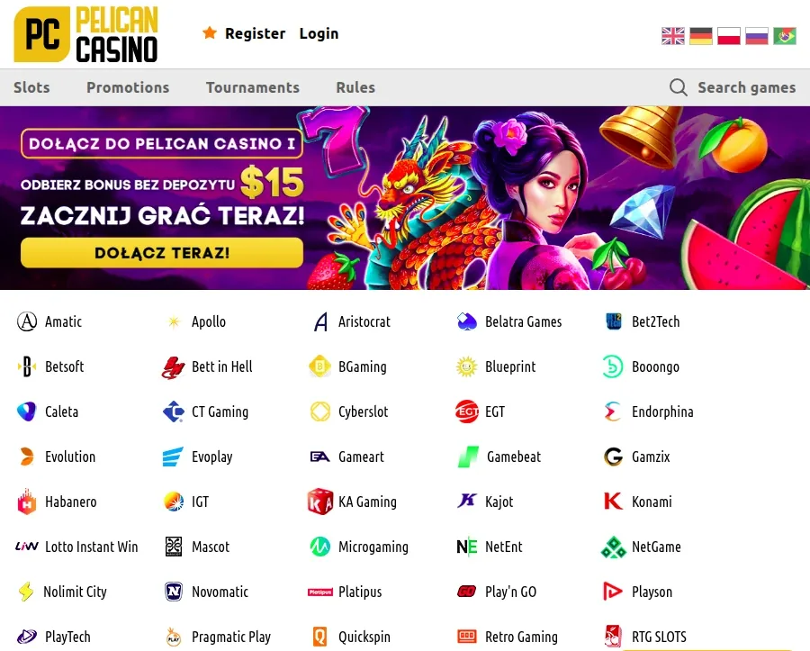 pelican kasyno strona główna