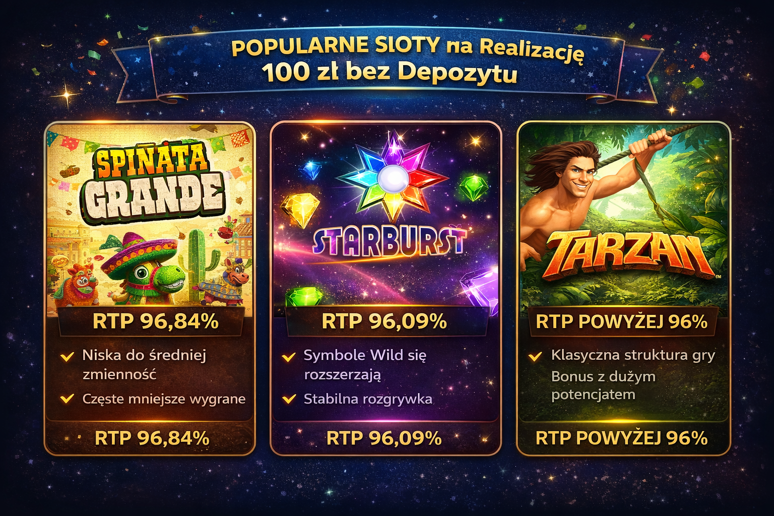 popularne sloty z bonusem 50 Euro